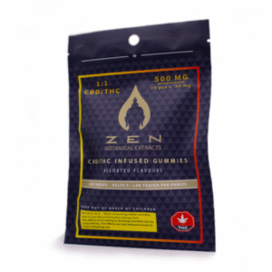 ZEN Gummies — 500 mg 1:1 CBD:THC