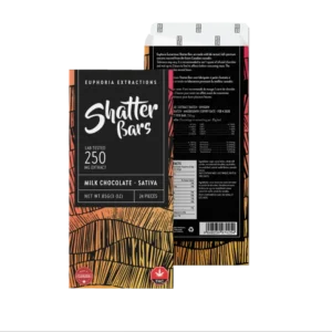 Milk Chocolate Sativa 250mg Shatter Bar