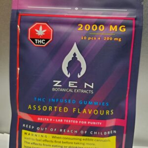 Zen THC Gummies - 2000mg