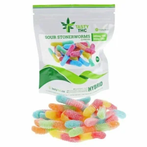 Sour Neon Worms (480mg THC/40mg CBD)