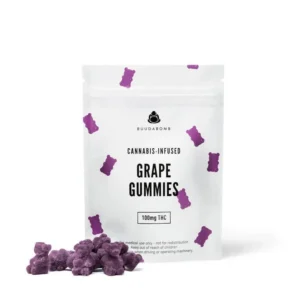 BUUDABOMB GRAPE GUMMIES 100mg