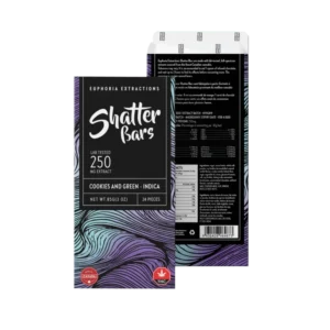 Cookies and Green Indica 250mg Shatter Bar