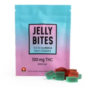 Twisted Extracts - Indica Regular Strength Jelly Bites (100 mg THC) - Berry Mix