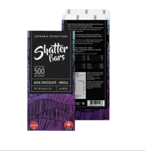 Milk Chocolate Indica 500mg Shatter Bar