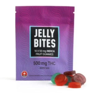 Twisted Extracts - Indica Extra Strength Jelly Bites (500 mg THC) - Berry Mix