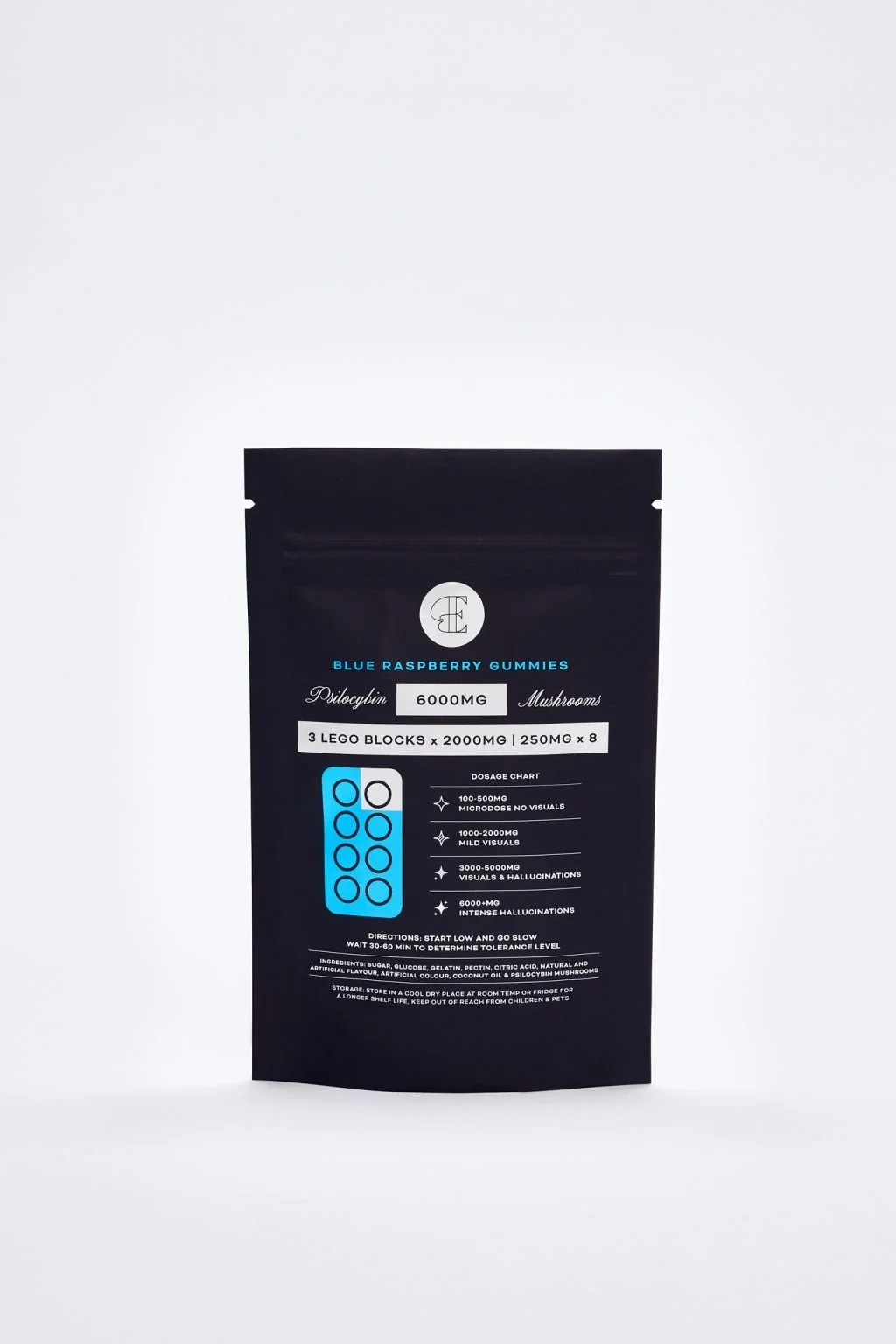 Euphoria Psychedelics - Blue Raspberry 6000mg - Image 2