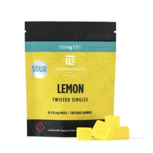 Twisted Extracts - Sour Lemon Twisted Singles (160 mg CBD)