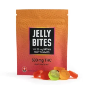 Twisted Extracts - Sativa Extra Strength Jelly Bites (500 mg THC) - Fruit Punch Mix