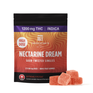 Twisted Extracts - Nectarine Dream High Dose Twisted Singles (1200 Mg THC, Indica)