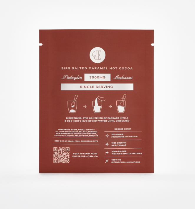 Euphoria Psychedelics - Salted Hot Chocolate Sips 3000mg - Image 2