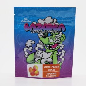 Bazooka - Sour Peach Slices 4000mg